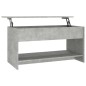 vidaXL Couchtisch Betongrau 102x50x52,5 cm Holzwerkstoff vidaXL Couchtisch Betongrau 102x50x52,5 cm Holzwerkstoff