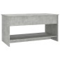 vidaXL Couchtisch Betongrau 102x50x52,5 cm Holzwerkstoff vidaXL Couchtisch Betongrau 102x50x52,5 cm Holzwerkstoff
