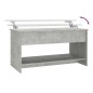 vidaXL Couchtisch Betongrau 102x50x52,5 cm Holzwerkstoff vidaXL Couchtisch Betongrau 102x50x52,5 cm Holzwerkstoff