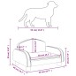 Hundebett Grau 50x40x30 cm Kunstleder Hundebett Grau 50x40x30 cm Kunstleder