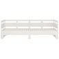 vidaXL Tagesbett Ausziehbar Weiß Massivholz Kiefer 2x(80x200) cm