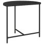 vidaXL Gartentisch Schwarz 80x50x75 cm Poly Rattan vidaXL Gartentisch Schwarz 80x50x75 cm Poly Rattan
