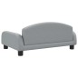 Hundebett Hellgrau 70x45x30 cm Stoff Hundebett Hellgrau 70x45x30 cm Stoff