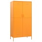 vidaXL Kleiderschrank Senfgelb 90x50x180 cm Stahl vidaXL Kleiderschrank Senfgelb 90x50x180 cm Stahl