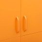vidaXL Kleiderschrank Senfgelb 90x50x180 cm Stahl vidaXL Kleiderschrank Senfgelb 90x50x180 cm Stahl