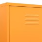 vidaXL Kleiderschrank Senfgelb 90x50x180 cm Stahl vidaXL Kleiderschrank Senfgelb 90x50x180 cm Stahl