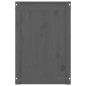 vidaXL Wäschetruhe Grau 88,5x44x66 cm Massivholz Kiefer vidaXL Wäschetruhe Grau 88,5x44x66 cm Massivholz Kiefer