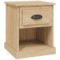 vidaXL Nachttisch Sonoma-Eiche 39x39x47,5 cm Holzwerkstoff vidaXL Nachttisch Sonoma-Eiche 39x39x47,5 cm Holzwerkstoff