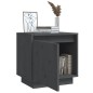 vidaXL Nachttisch Grau 40x30x40 cm Massivholz Kiefer vidaXL Nachttisch Grau 40x30x40 cm Massivholz Kiefer