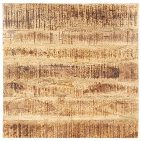 vidaXL Tischplatte Massivholz Mango 25-27 mm 80x80 cm