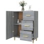 vidaXL Sideboard Grau Sonoma 69,5x34x90 cm Holzwerkstoff vidaXL Sideboard Grau Sonoma 69,5x34x90 cm Holzwerkstoff