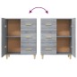 vidaXL Sideboard Grau Sonoma 69,5x34x90 cm Holzwerkstoff vidaXL Sideboard Grau Sonoma 69,5x34x90 cm Holzwerkstoff