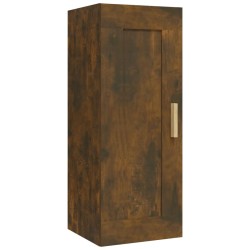 vidaXL Wandschrank Räuchereiche 35x34x90 cm Holzwerkstoff