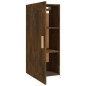 vidaXL Wandschrank Räuchereiche 35x34x90 cm Holzwerkstoff vidaXL Wandschrank Räuchereiche 35x34x90 cm Holzwerkstoff
