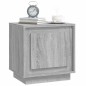 vidaXL Nachttisch Grau Sonoma 44x35x45 cm Holzwerkstoff vidaXL Nachttisch Grau Sonoma 44x35x45 cm Holzwerkstoff