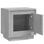 vidaXL Nachttisch Grau Sonoma 44x35x45 cm Holzwerkstoff vidaXL Nachttisch Grau Sonoma 44x35x45 cm Holzwerkstoff
