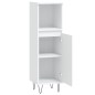 vidaXL Badschrank Weiß 30x30x100 cm Holzwerkstoff vidaXL Badschrank Weiß 30x30x100 cm Holzwerkstoff