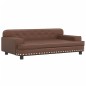 Hundebett Braun 90x53x30 cm Kunstleder Hundebett Braun 90x53x30 cm Kunstleder