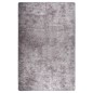 vidaXL Teppich Waschbar 80x150 cm Grau Rutschfest vidaXL Teppich Waschbar 80x150 cm Grau Rutschfest