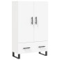 vidaXL Highboard Weiß 69,5x31x115 cm Holzwerkstoff vidaXL Highboard Weiß 69,5x31x115 cm Holzwerkstoff