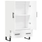 vidaXL Highboard Weiß 69,5x31x115 cm Holzwerkstoff vidaXL Highboard Weiß 69,5x31x115 cm Holzwerkstoff