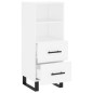 vidaXL Sideboard Weiß 34,5x34x90 cm Holzwerkstoff vidaXL Sideboard Weiß 34,5x34x90 cm Holzwerkstoff