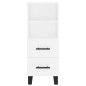 vidaXL Sideboard Weiß 34,5x34x90 cm Holzwerkstoff vidaXL Sideboard Weiß 34,5x34x90 cm Holzwerkstoff