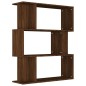 vidaXL Bücherregal/Raumteiler Braun Eiche 80x24x96 cm Holzwerkstoff vidaXL Bücherregal/Raumteiler Braun Eiche 80x24x96 cm Holzwerkstoff