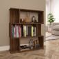 vidaXL Bücherregal/Raumteiler Braun Eiche 80x24x96 cm Holzwerkstoff vidaXL Bücherregal/Raumteiler Braun Eiche 80x24x96 cm Holzwerkstoff