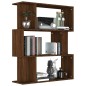vidaXL Bücherregal/Raumteiler Braun Eiche 80x24x96 cm Holzwerkstoff vidaXL Bücherregal/Raumteiler Braun Eiche 80x24x96 cm Holzwerkstoff