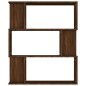 vidaXL Bücherregal/Raumteiler Braun Eiche 80x24x96 cm Holzwerkstoff vidaXL Bücherregal/Raumteiler Braun Eiche 80x24x96 cm Holzwerkstoff