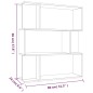 vidaXL Bücherregal/Raumteiler Braun Eiche 80x24x96 cm Holzwerkstoff vidaXL Bücherregal/Raumteiler Braun Eiche 80x24x96 cm Holzwerkstoff