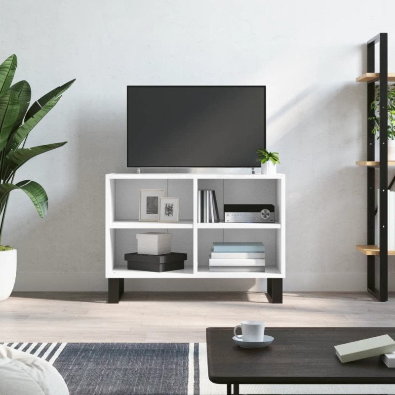 vidaXL TV-Schrank Weiß 69,5x30x50 cm Holzwerkstoff vidaXL TV-Schrank Weiß 69,5x30x50 cm Holzwerkstoff