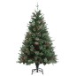 vidaXL Weihnachtsbaum mit Zapfen Grün 120 cm PVC & PE vidaXL Weihnachtsbaum mit Zapfen Grün 120 cm PVC & PE
