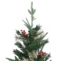 vidaXL Weihnachtsbaum mit Zapfen Grün 120 cm PVC & PE vidaXL Weihnachtsbaum mit Zapfen Grün 120 cm PVC & PE