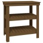 vidaXL Werkbank Honigbraun 78,5x50x80 cm Massivholz Kiefer vidaXL Werkbank Honigbraun 78,5x50x80 cm Massivholz Kiefer
