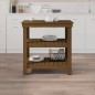 vidaXL Werkbank Honigbraun 78,5x50x80 cm Massivholz Kiefer vidaXL Werkbank Honigbraun 78,5x50x80 cm Massivholz Kiefer