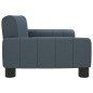 Hundebett Dunkelgrau 70x45x30 cm Stoff Hundebett Dunkelgrau 70x45x30 cm Stoff