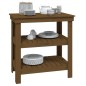 vidaXL Werkbank Honigbraun 78,5x50x80 cm Massivholz Kiefer vidaXL Werkbank Honigbraun 78,5x50x80 cm Massivholz Kiefer