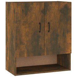 vidaXL Wandschrank Räuchereiche 60x31x70 cm Holzwerkstoff