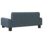 Hundebett Dunkelgrau 70x45x30 cm Stoff Hundebett Dunkelgrau 70x45x30 cm Stoff