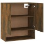 vidaXL Wandschrank Räuchereiche 60x31x70 cm Holzwerkstoff vidaXL Wandschrank Räuchereiche 60x31x70 cm Holzwerkstoff