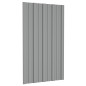 vidaXL Dachpaneele 12 Stk. Verzinkter Stahl Grau 80x45 cm