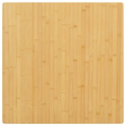 vidaXL Tischplatte 70x70x1,5 cm Bambus