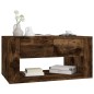 vidaXL Couchtisch Räuchereiche 80x50x40 cm Holzwerkstoff vidaXL Couchtisch Räuchereiche 80x50x40 cm Holzwerkstoff