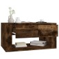 vidaXL Couchtisch Räuchereiche 80x50x40 cm Holzwerkstoff vidaXL Couchtisch Räuchereiche 80x50x40 cm Holzwerkstoff