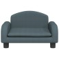 Hundebett Dunkelgrau 50x40x30 cm Stoff Hundebett Dunkelgrau 50x40x30 cm Stoff