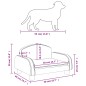 Hundebett Dunkelgrau 50x40x30 cm Stoff Hundebett Dunkelgrau 50x40x30 cm Stoff
