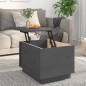 vidaXL Couchtisch Grau 40x50x35 cm Massivholz Kiefer vidaXL Couchtisch Grau 40x50x35 cm Massivholz Kiefer
