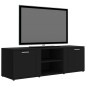 vidaXL TV-Schrank Schwarz 120x34x37 cm Holzwerkstoff vidaXL TV-Schrank Schwarz 120x34x37 cm Holzwerkstoff